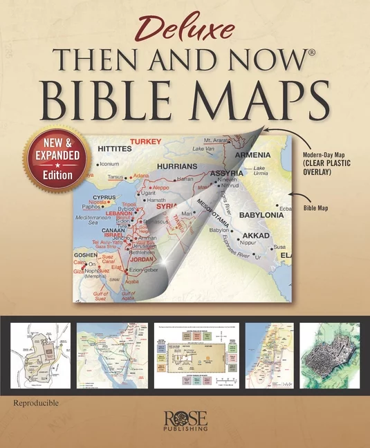 Deluxe Then and Now Bible Maps: New and Expanded Edition (Hardcover)