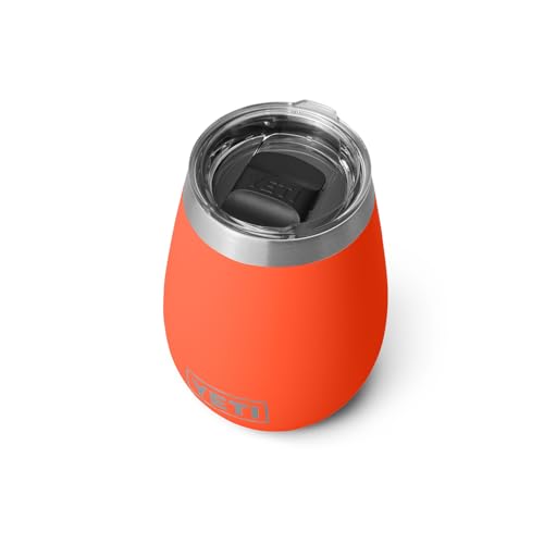 YETI Rambler 10 oz Wine Tumbler, Vacuum Insulated, Stainless Steel with MagSlider Lid, Navy