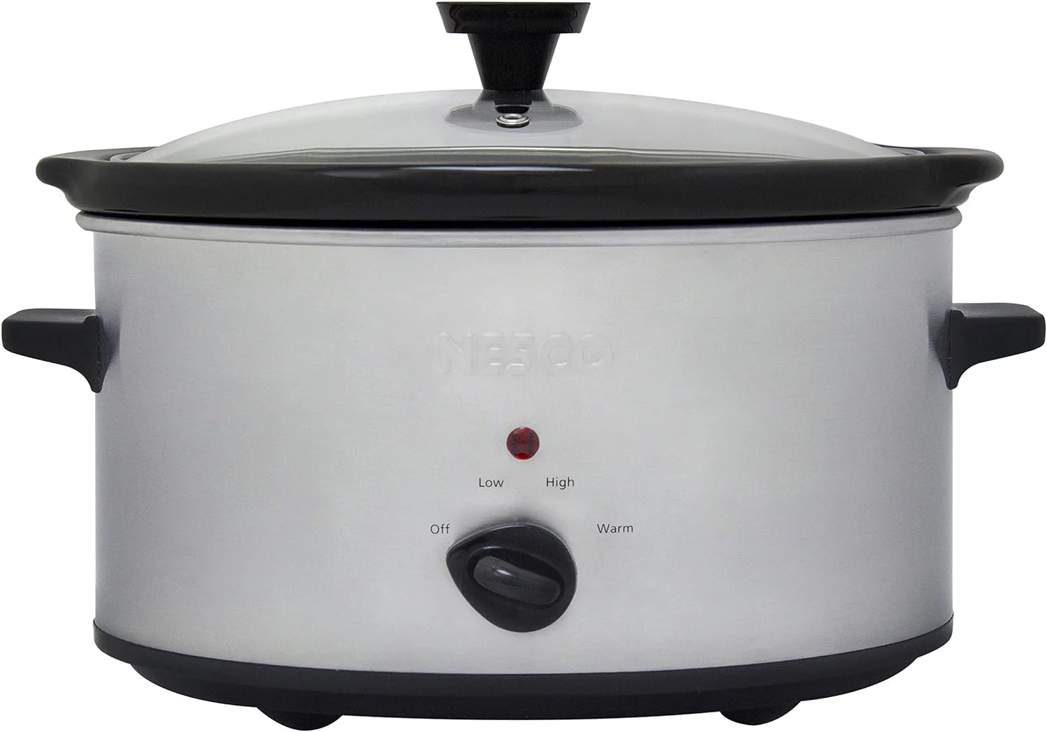 Slow Cooker, 6 Quart, Silver