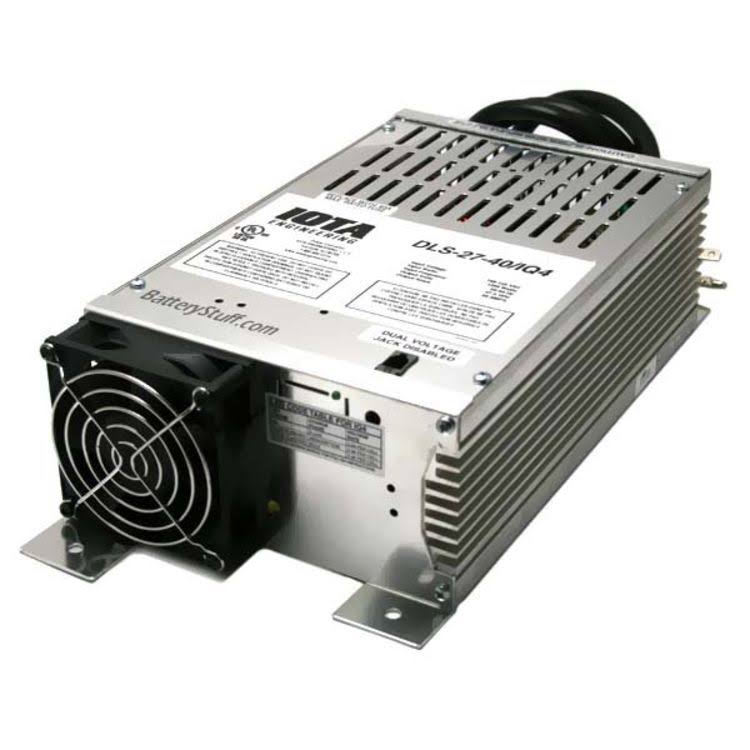 Iota DLS-27-40/IQ4 24 Volt 40 Amp 4 Stage Automatic Battery Charger / Power Supply