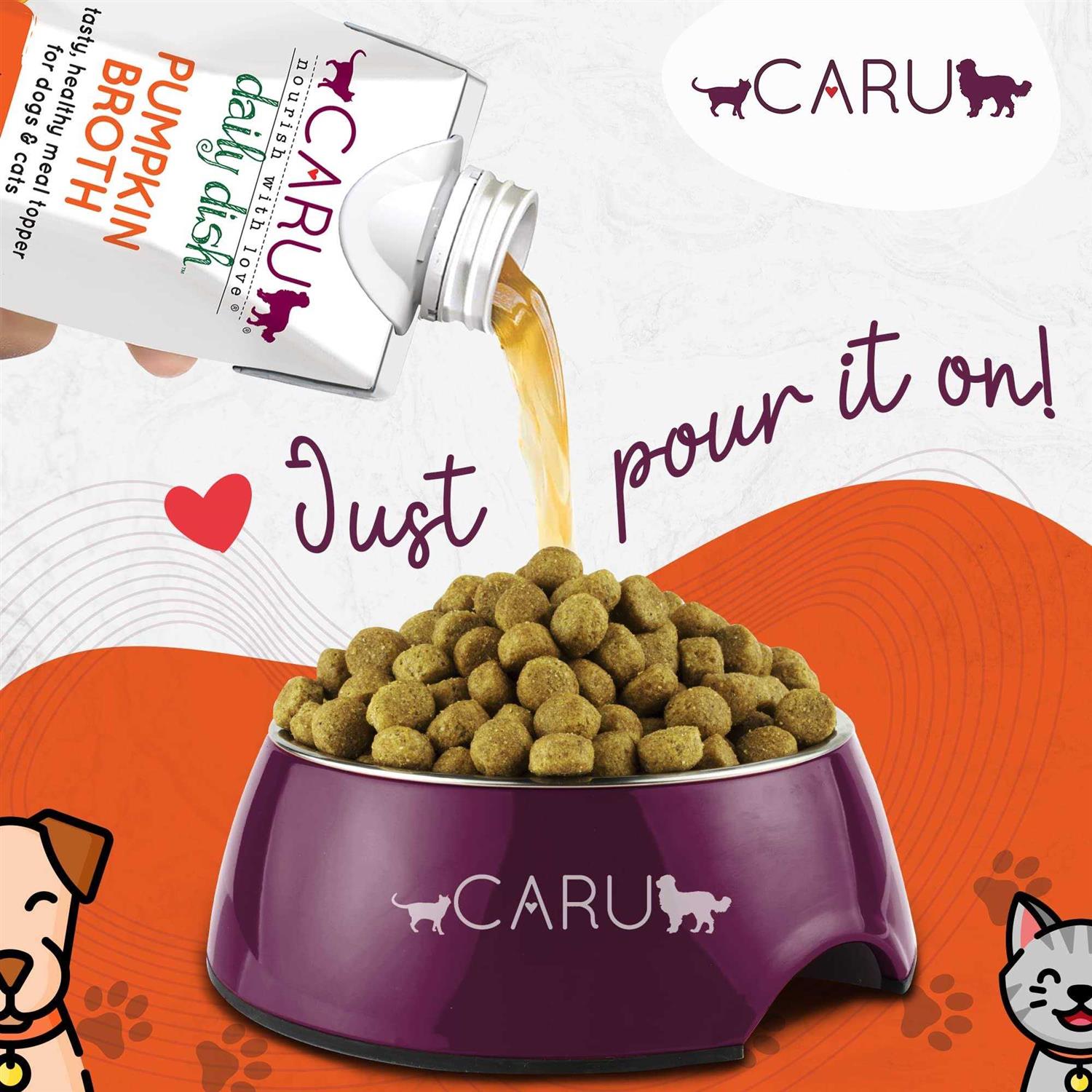 Caru Daily Dish Pumpkin Broth Meal Topper for Cats & Dogs - Pet Supplies online store