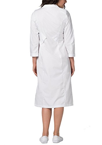 Adar Universal Scrub Dress for Women - Embroided Collar Dress