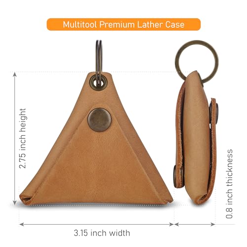 Leather Keychain Pouch, Key Holder Coin Purse, Coin Purse Keychain, Small Leather Key Pouch, Purse Keychain Holder (Vintage Brown)