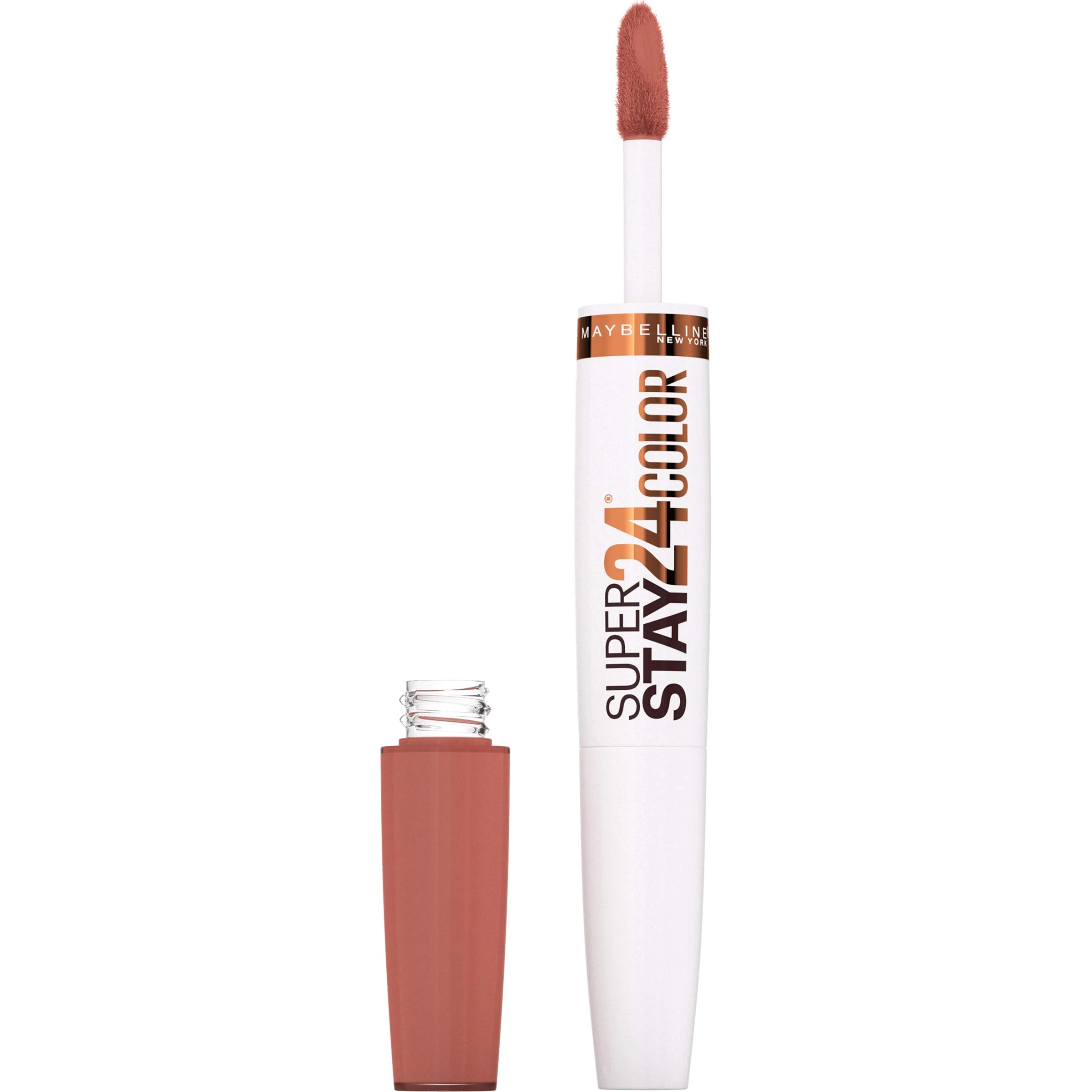 Maybelline Superstay 24, 2-Step Liquid Lipstick, Coffee Edition, Caramel Crush