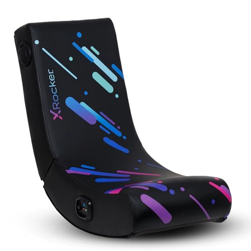 X Rocker Pixel Video Gaming Floor Chair