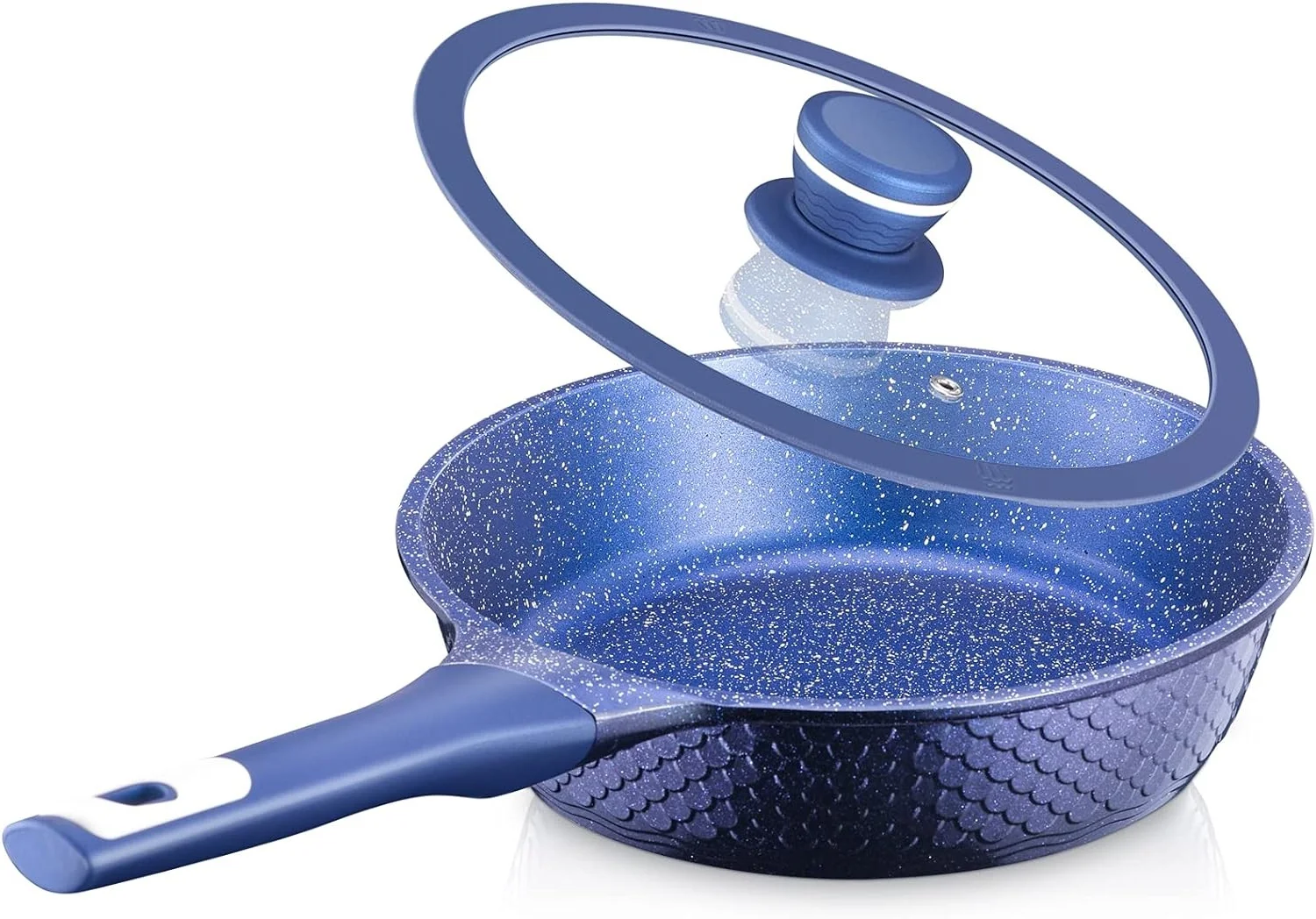 Nonstick Small Frying Pan with Lid - 8 Inch Nonstick Skillets