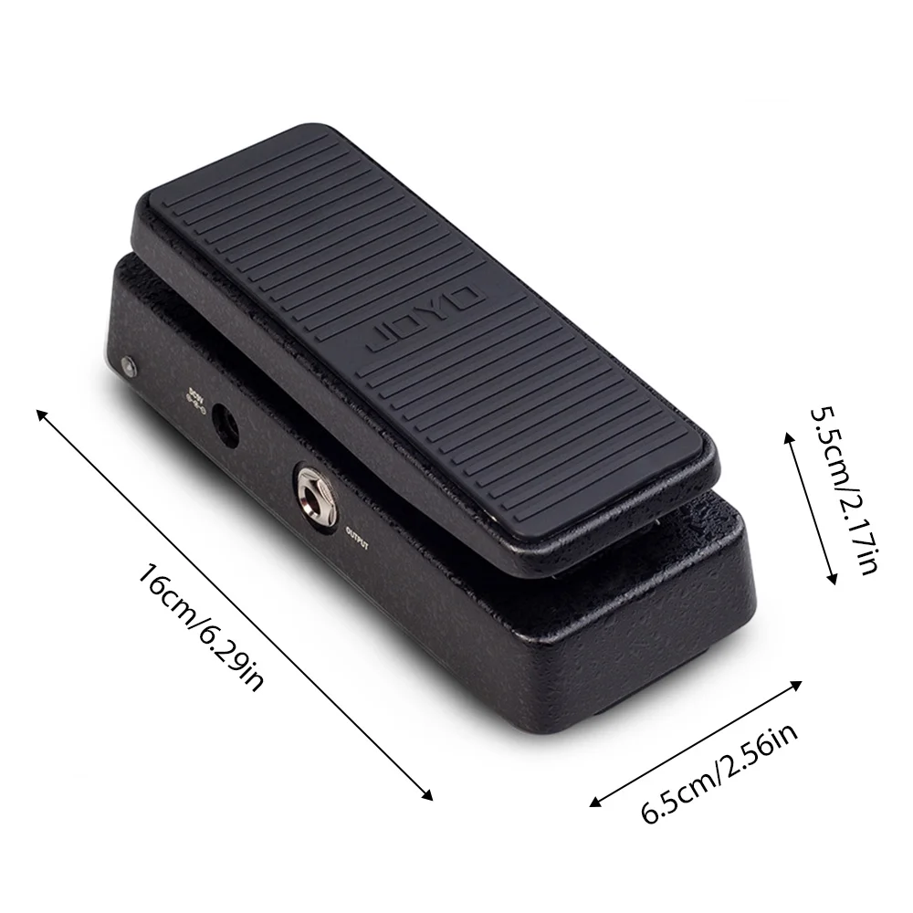 JOYO Wah I Effect Pedal Wah and Volume Control for Electric Guitars, Aluminum Construction
