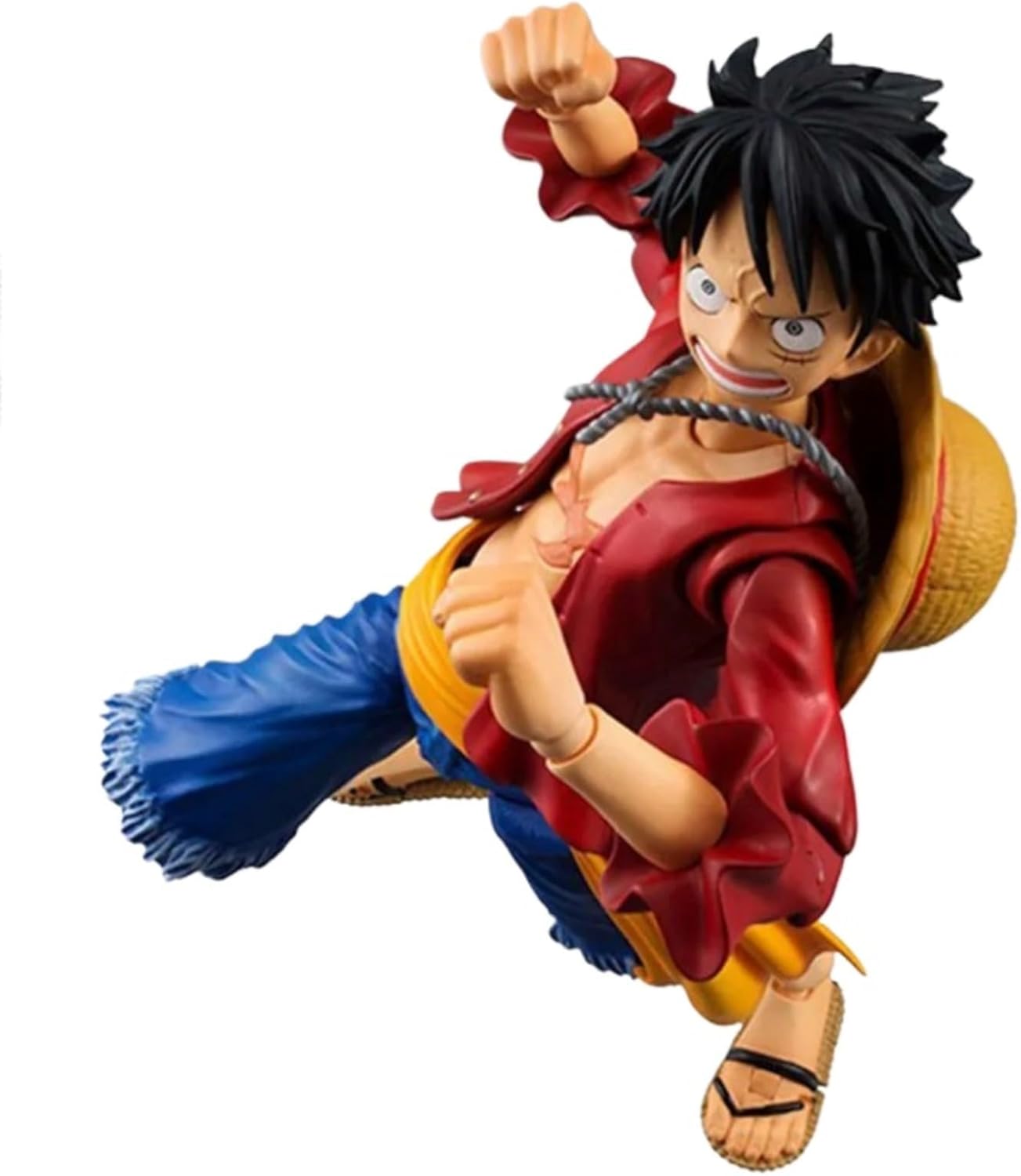 New Anime Integrated 18cm Mobile Combat Character Anime Monkey D. Luffy PVC Action Doll Series Model Charm Fashion Decoration Gift Toy