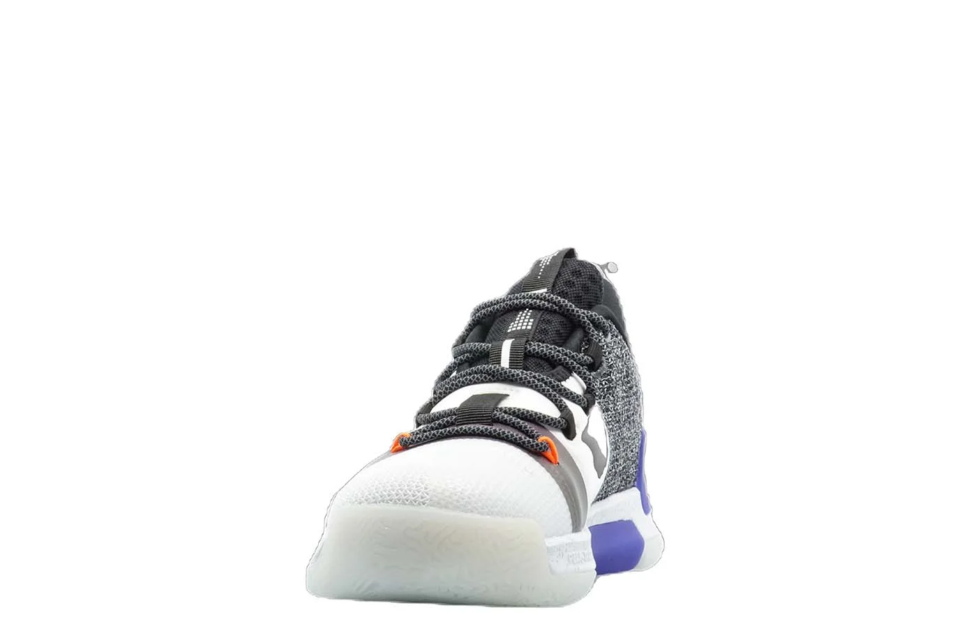 [E94451] Mens Peak Taichi Flash Lou Williams Team White Purple Basketball Shoes - 7