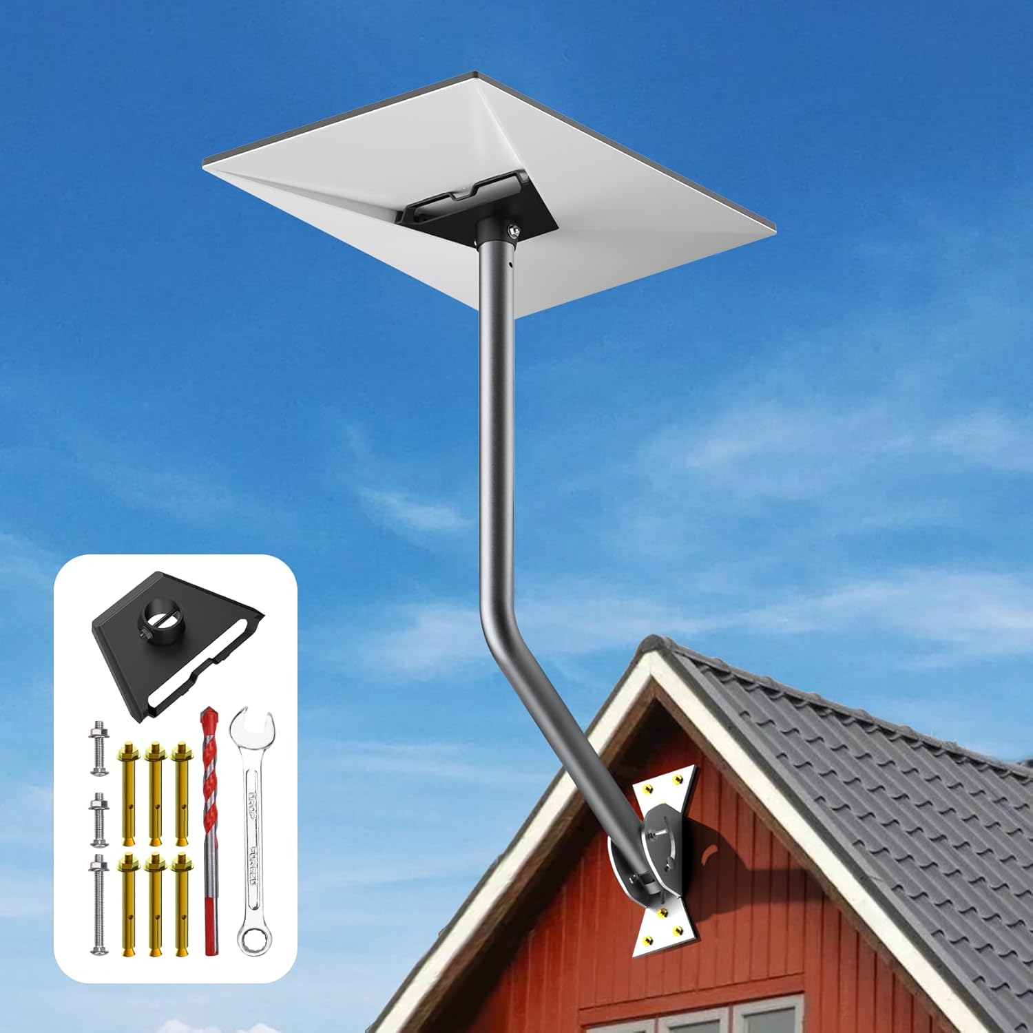 Gen 3 Mount for Starlink, Roof Mount Compatible with V3 Starlink Standard Dish, Wall Mount for Starlink, Mounting Kit for Starlink, V3 Pole Mount for Starlink