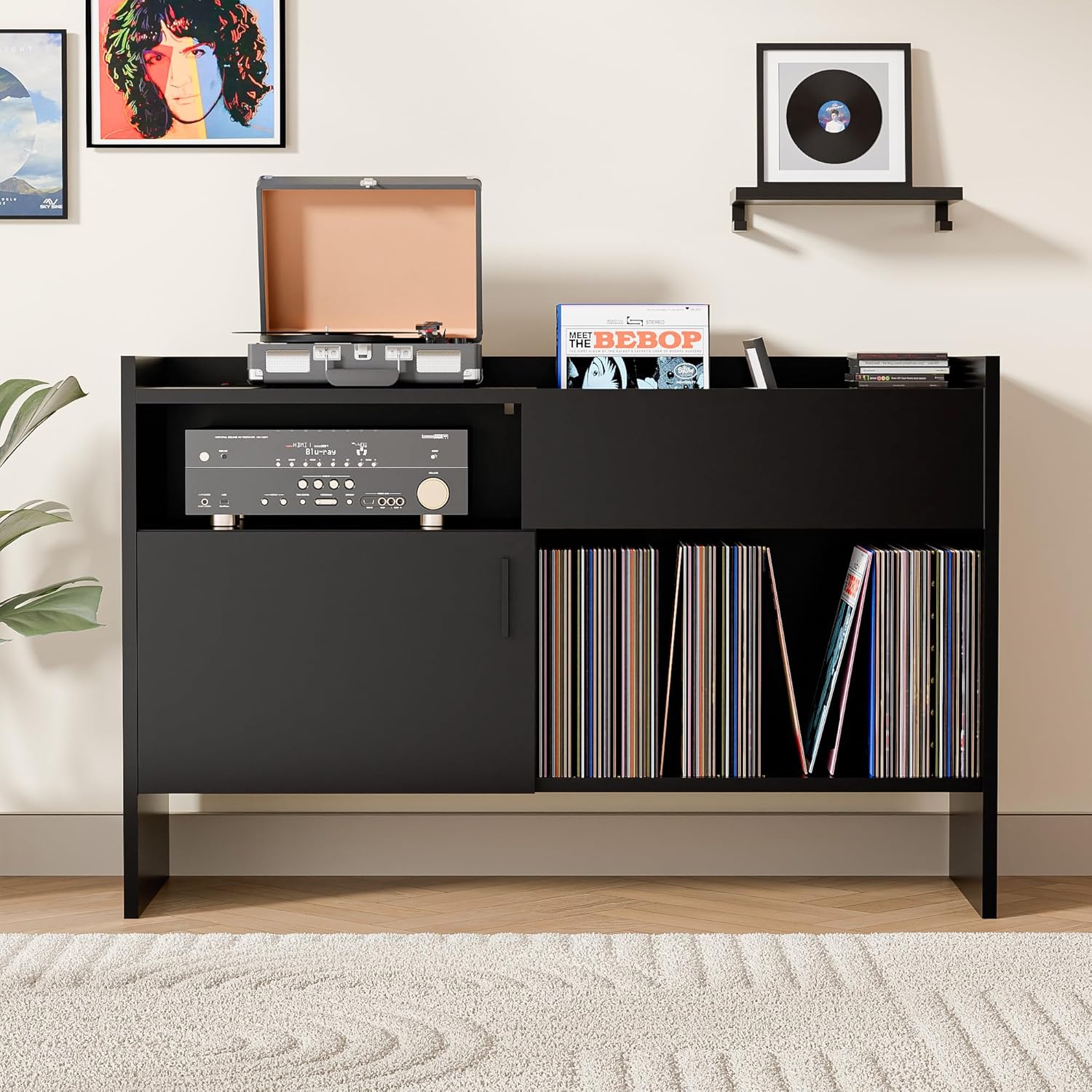 Record Cabinet, Black