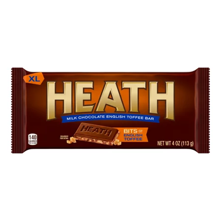 Heath Extra Large English Toffee Candy Bar - 4.0 Oz (Pack of 18)