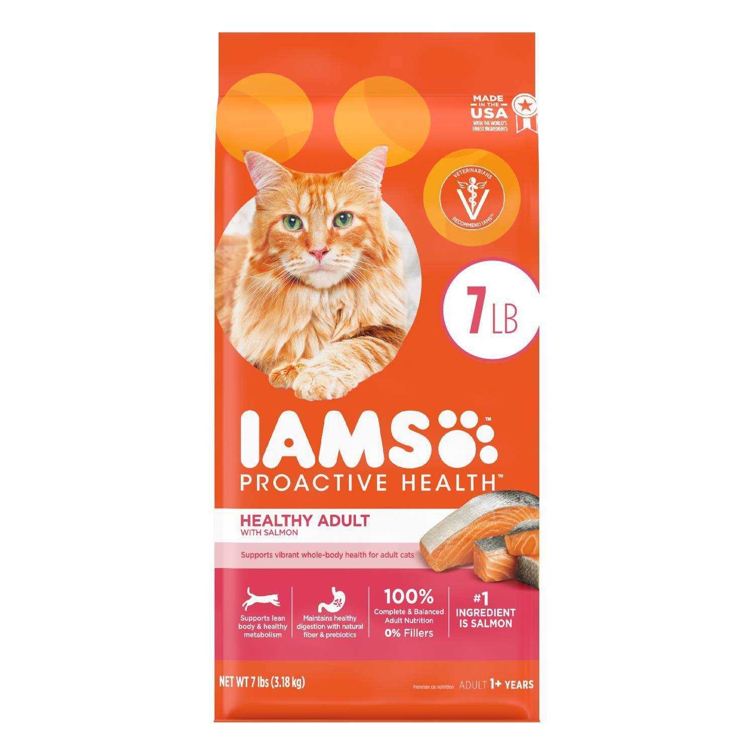 Iams Proactive Health Salmon Adult Dry Cat Food - Pet Supplies online store