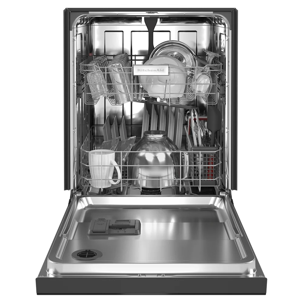 Kitchenaid 47 dBA Two Rack Dishwasher with ProWash(TM) Cycle PrintShield Stainless - KDFE104KBL