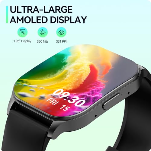 Smart Watch for Men Women, 1.96