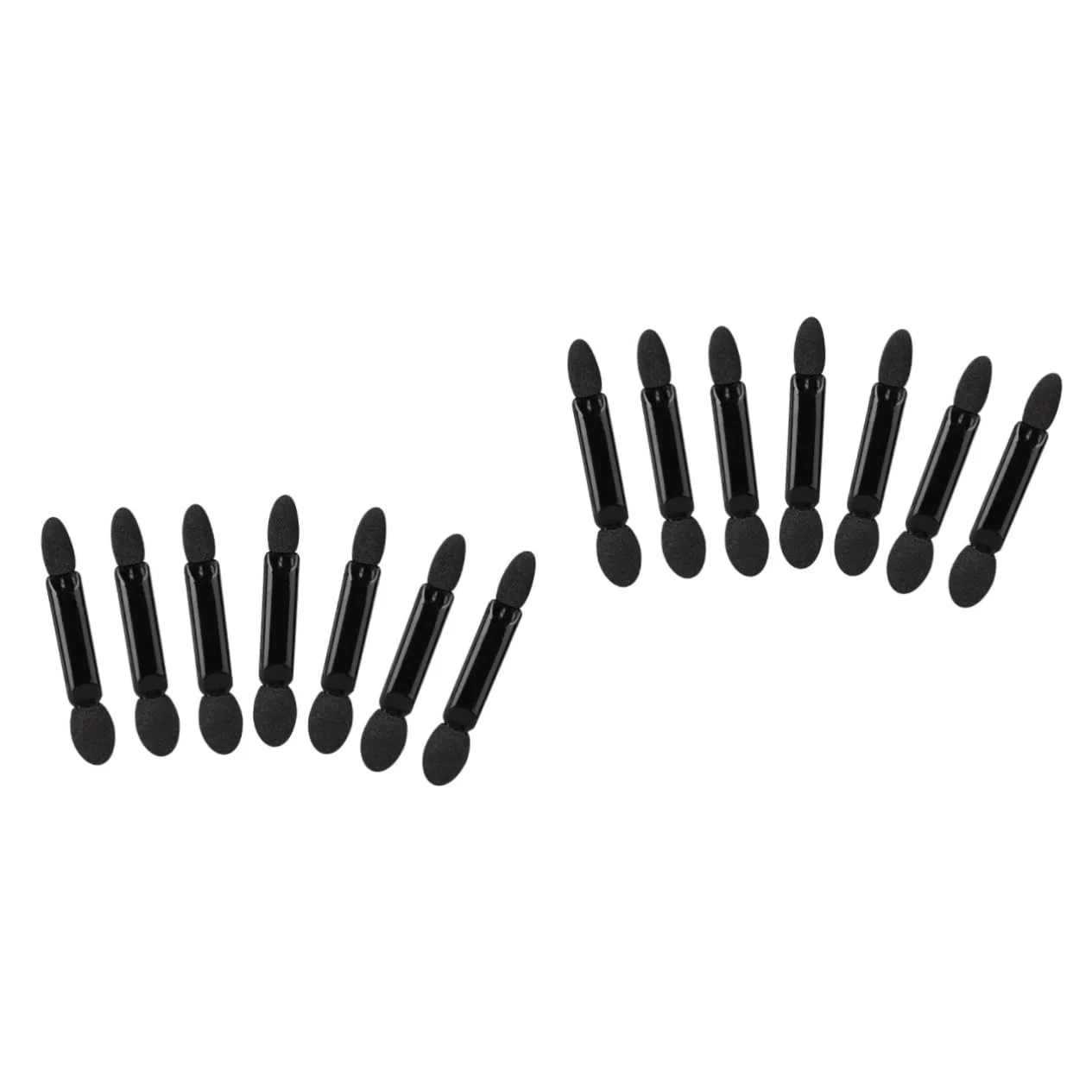 200 Pcs Black Eyeshadow Women Eyeshadow Brush Eyeshadow Brush Kit Eye Shadow Applicator Makeup Eyeshadow Brush Miss Double Head Set