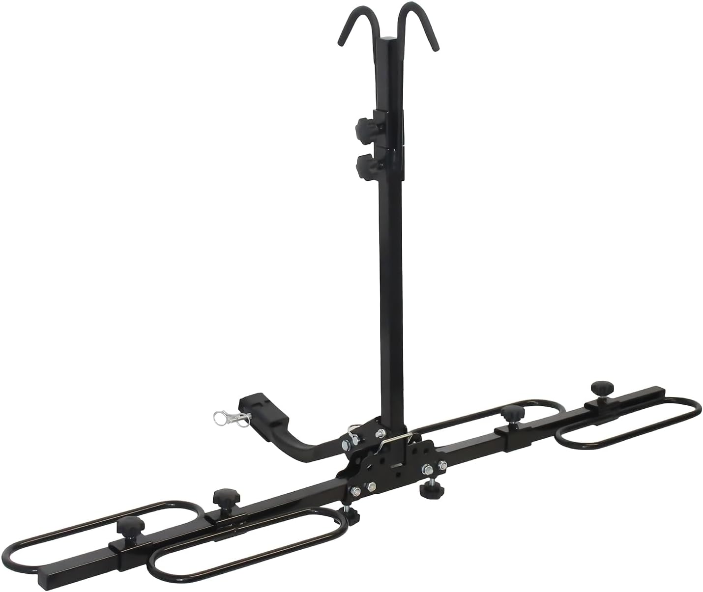 Hitch Mount Bike Rack,2-Bike Rack Smart Tilting 154 lbs Heavy Weight Capacity for Standard, Fat Tire and Electric Bike, Mount Platform Style for Cars Trucks SUVs Minivans(2-inch Receiver)
