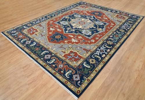 Premium Handmade Oriental Turkish Oushak Rug - 12X18 ft - Multicolor, Authentic Decorative Floral Woolen Turkish Oushak for Bedroom, Dining Room, Luxury Home Decor