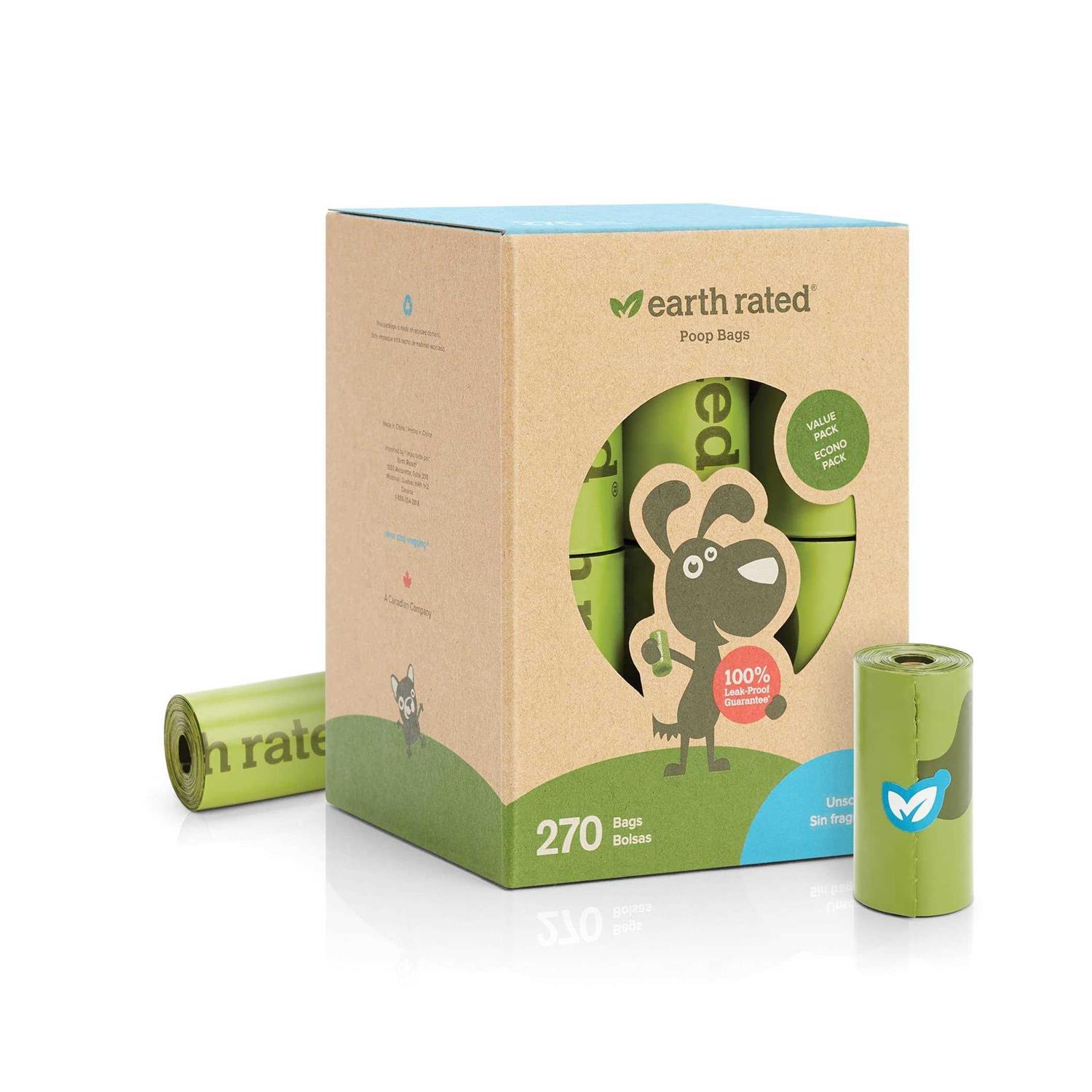 Earth Rated Dog Poop Bags, Guaranteed Leak Proof and Extra Thick Waste Dogs - Pet Supplies online store