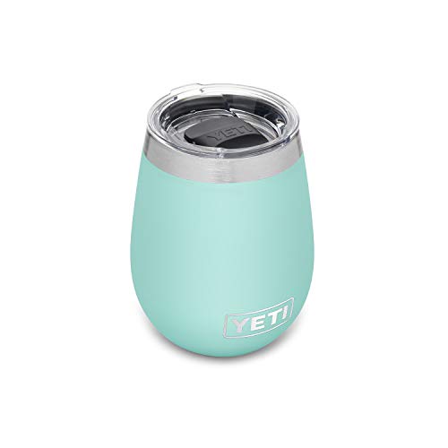 YETI Rambler 10 oz Wine Tumbler, Vacuum Insulated, Stainless Steel with MagSlider Lid, Navy