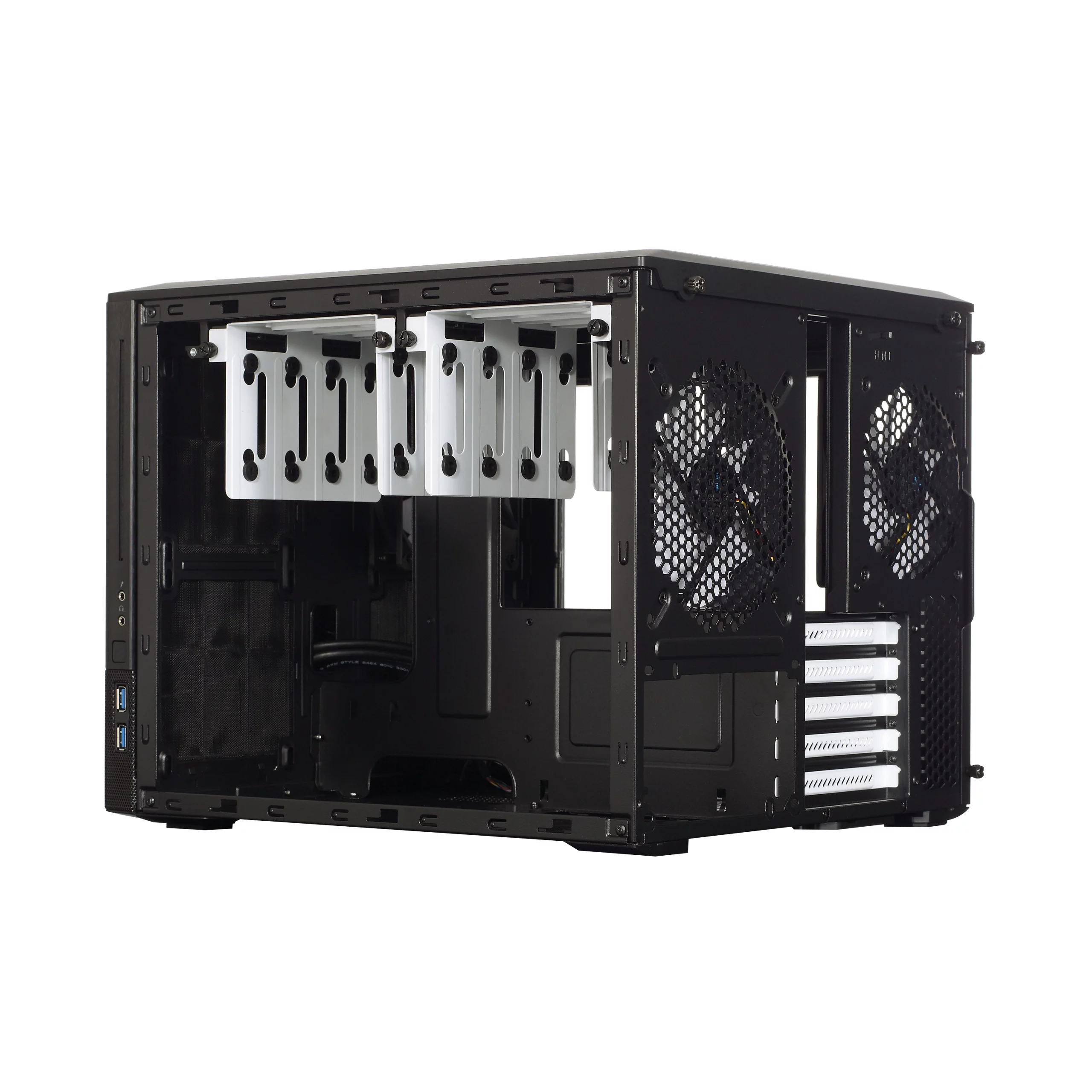 Fractal Design Node 804 Black Window Aluminum/Steel Micro ATX  Cube Computer Case