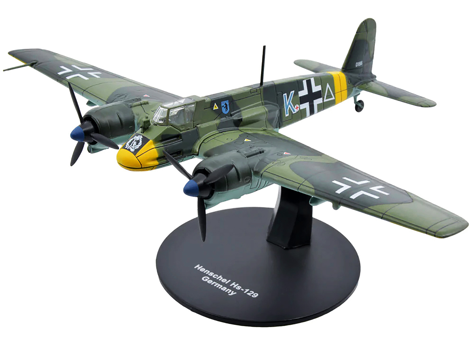 Henschel HS 129 Aircraft (Germany 1942) 1/72 Diecast Model by Warbirds of WWII