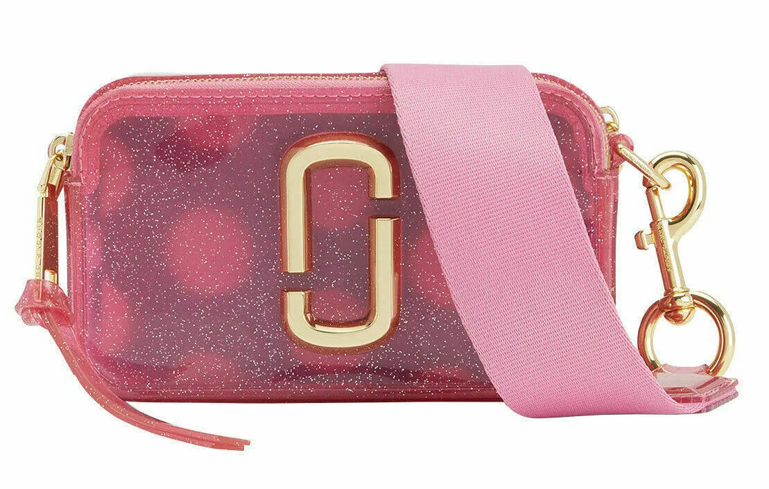 Marc Jacobs The Jelly Glitter Snapshot Camera Bag - Pink
