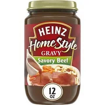 Heinz HomeStyle Beef Gravy, 12 oz Jar (Pack of 4)