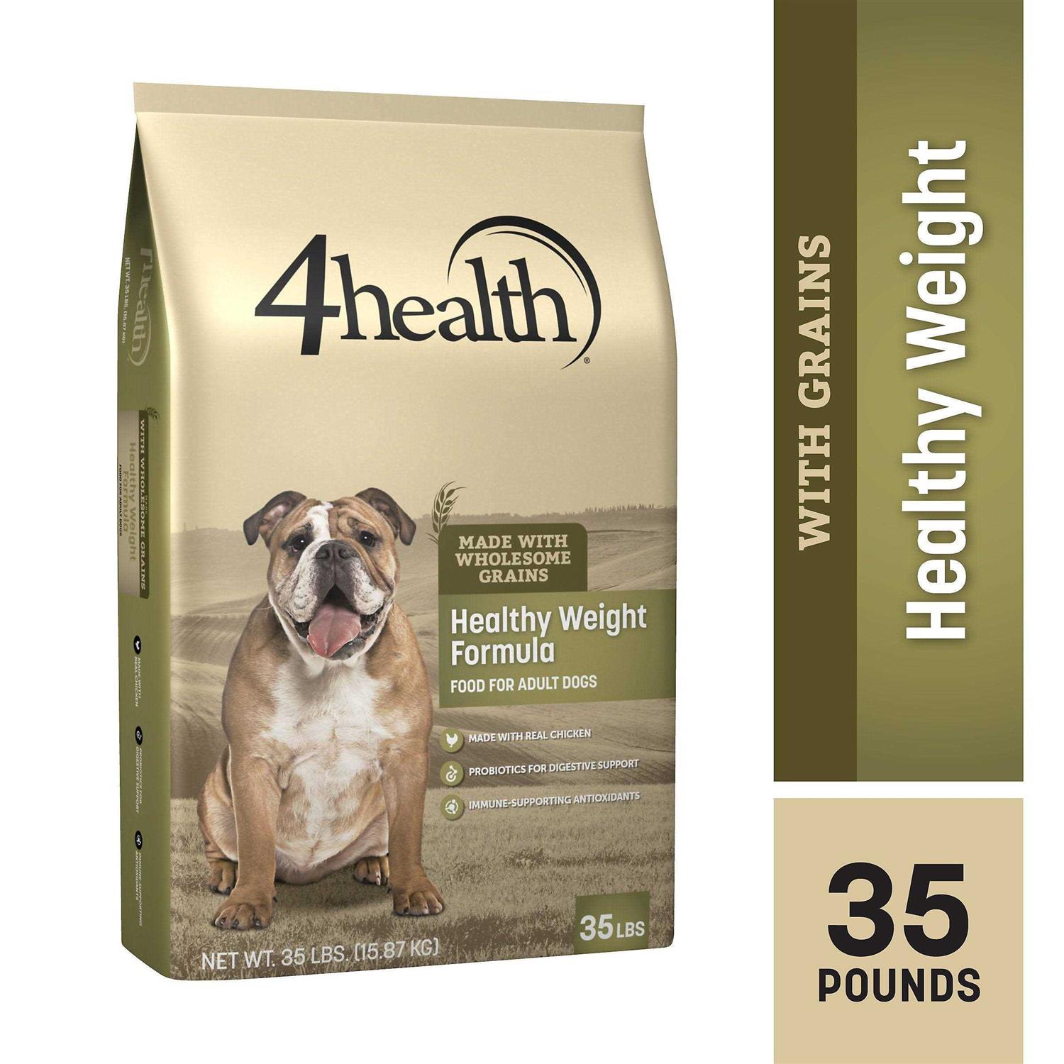 4health with Wholesome Grains Adult Healthy Weight Chicken Formula Dry Dog Food 1024381 - Pet Supplies online store