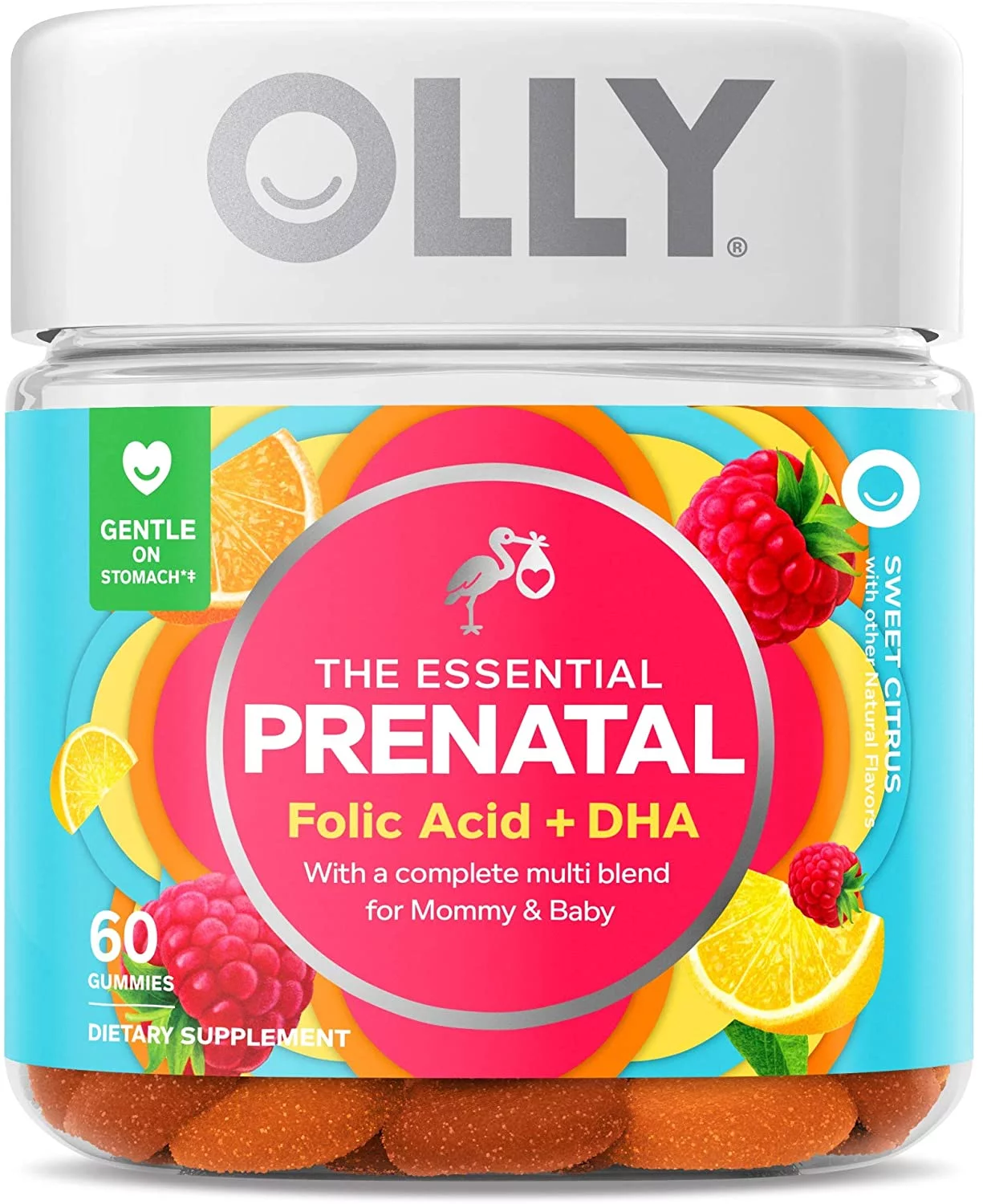 Olly The Essential Prenatal Sweet Citrus -- 60 Gummies