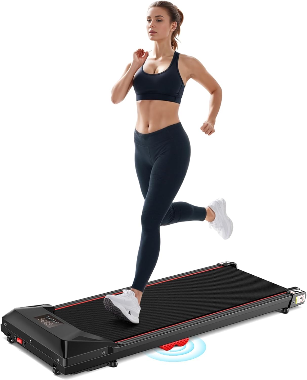 Sperax Walking pad Treadmill, Under Desk Treadmill, Walking Treadmills for Home/Office Small,Silicone Cushion