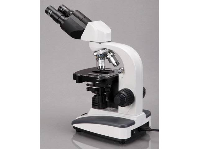 40X-2000X LED Binocular Biological Compound Microscope Amscope