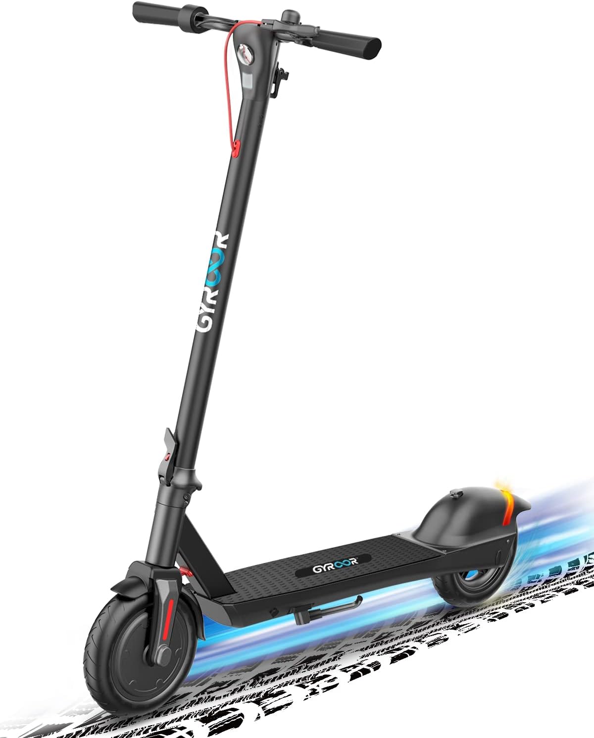 Gyroor Electric Scooter Adults, Up to 23 Miles Long-Range Battery, 19 Mph with Powerful 380W Motor, Folding Electric Scooter for Commuting and Travel 8.5