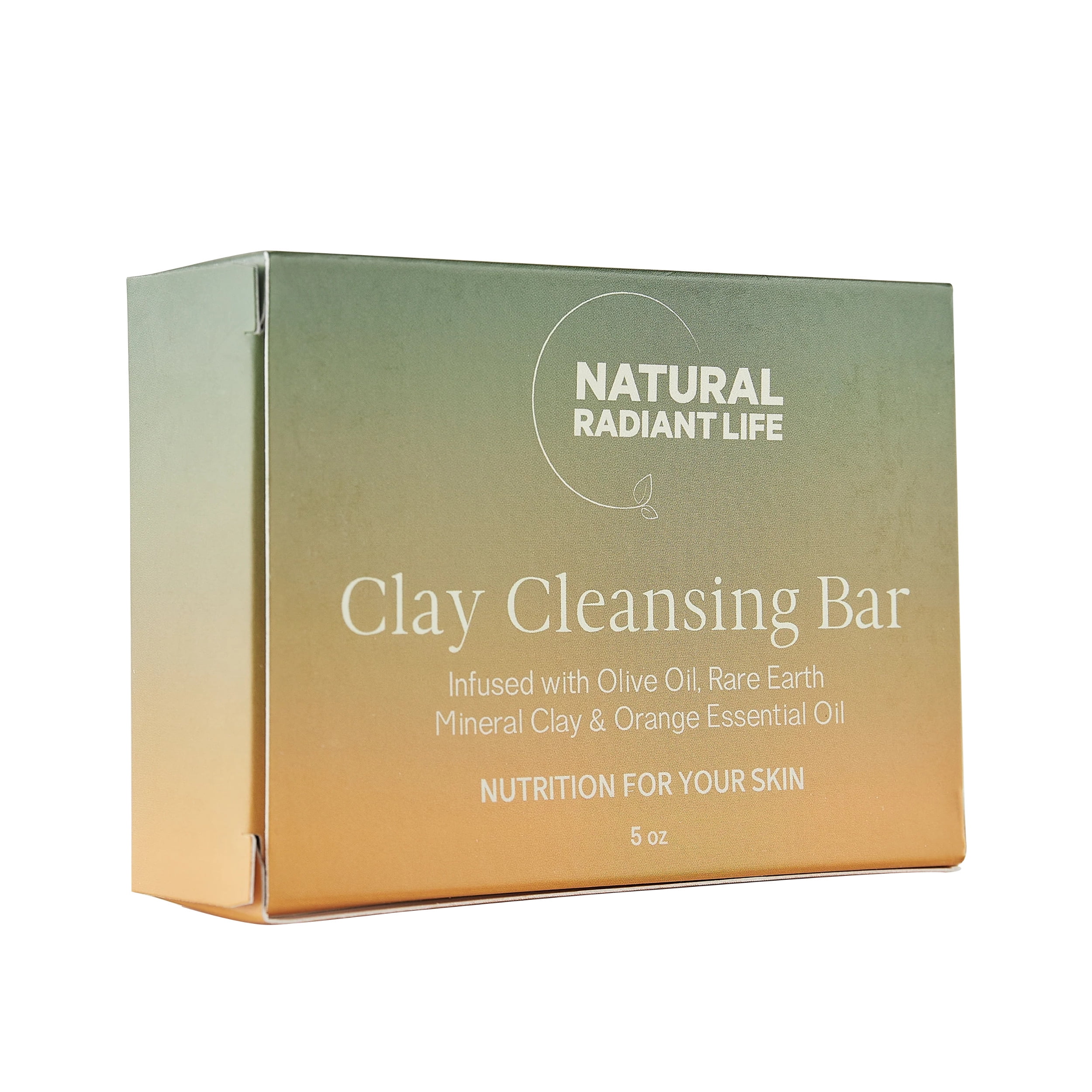 Organic Clay Soap Bar - Cleansing Facial and Body Wash for Purifying Skin - Helps Improve Acne & Dermatitis