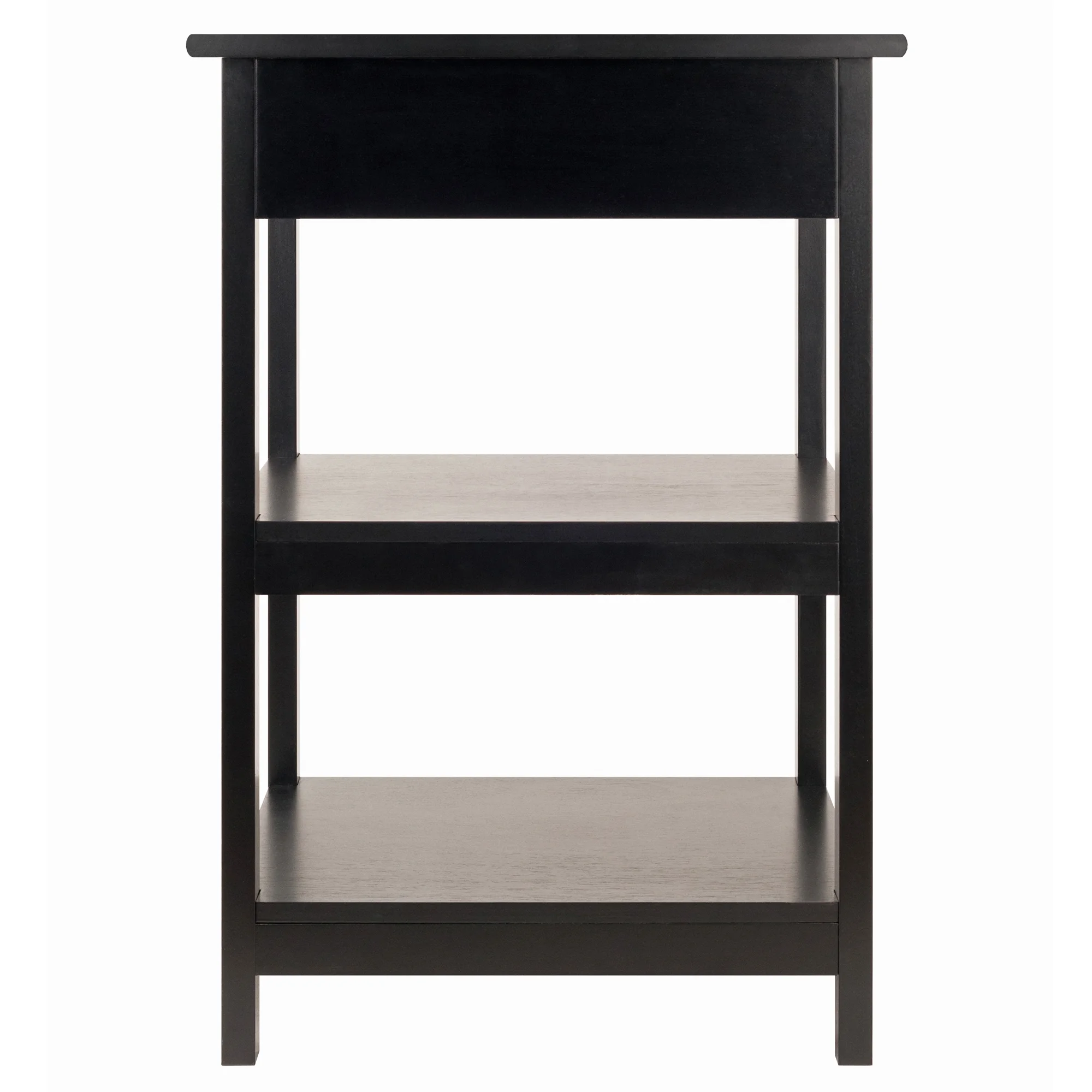 Winsome Wood Delta Home Office Printer Stand, Black Finish