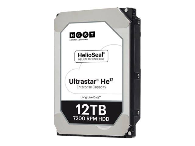 HGST Ultrastar He12 HUH721212ALE600 12TB SATA 3.5x22 Internal Hard Drive