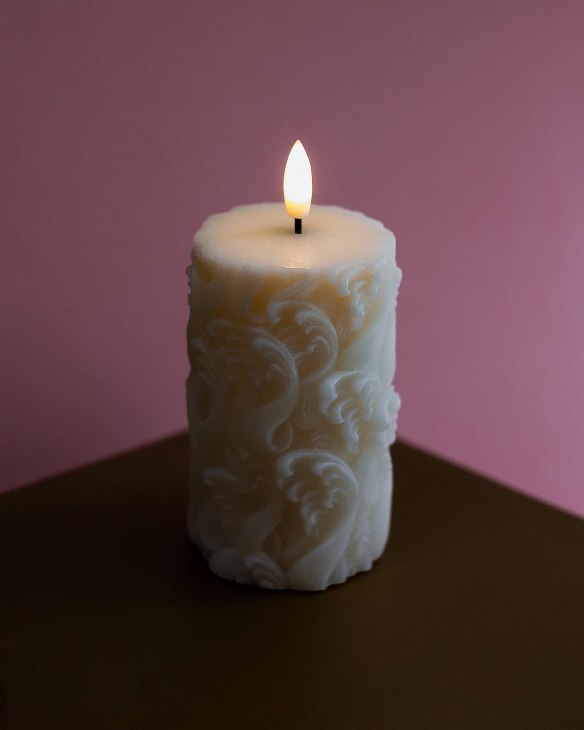 Unique Design Flameless LED Candles Set with Remote Control. Flickering Flameless Candles for Romantic Ambiance and Home Decoration. Battery Operated Candles.