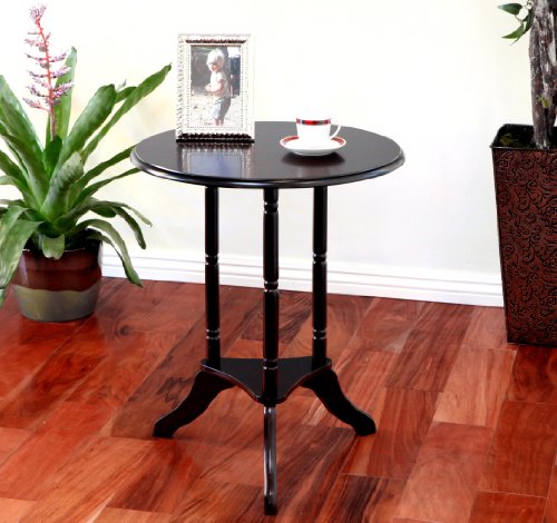 Frenchi Home Furnishing Round Pedestal End Table