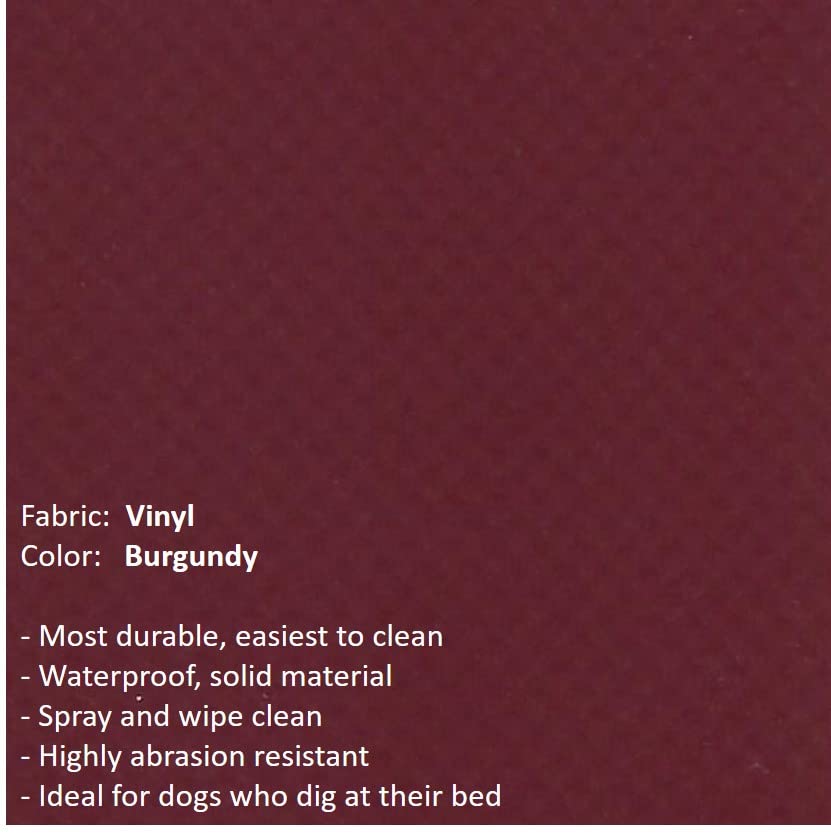 Kuranda Chewproof Dog Bed - Walnut PVC - 50