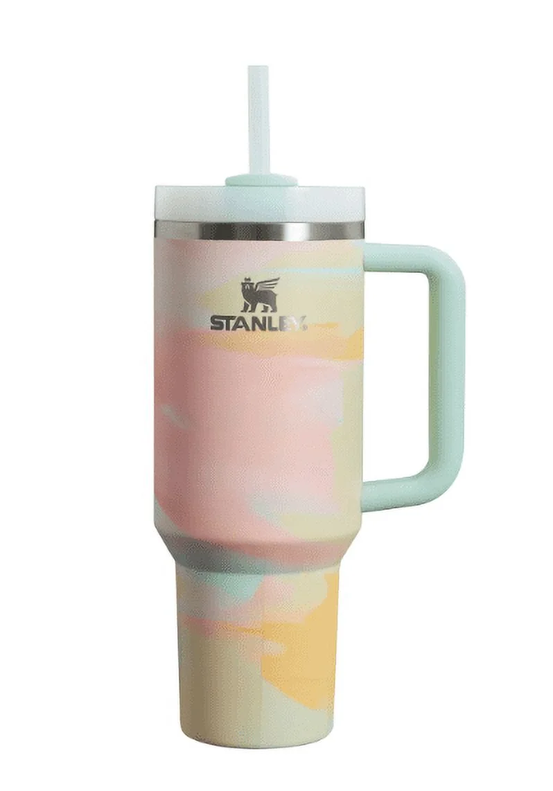 Stanley 40 oz. Quencher H2.0 FlowState Tumbler - Warm Serene Brushstrokes