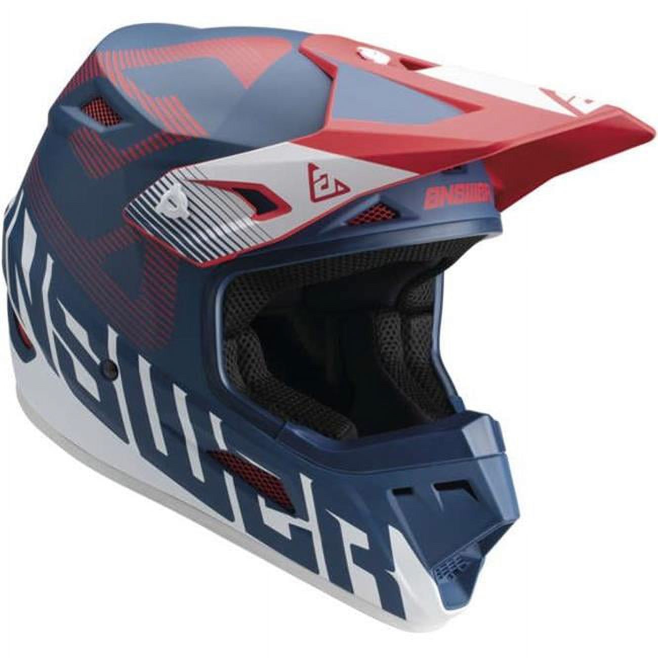 Answer AR1 V2 Bold MX Offroad Helmet Red/White/Blue XL