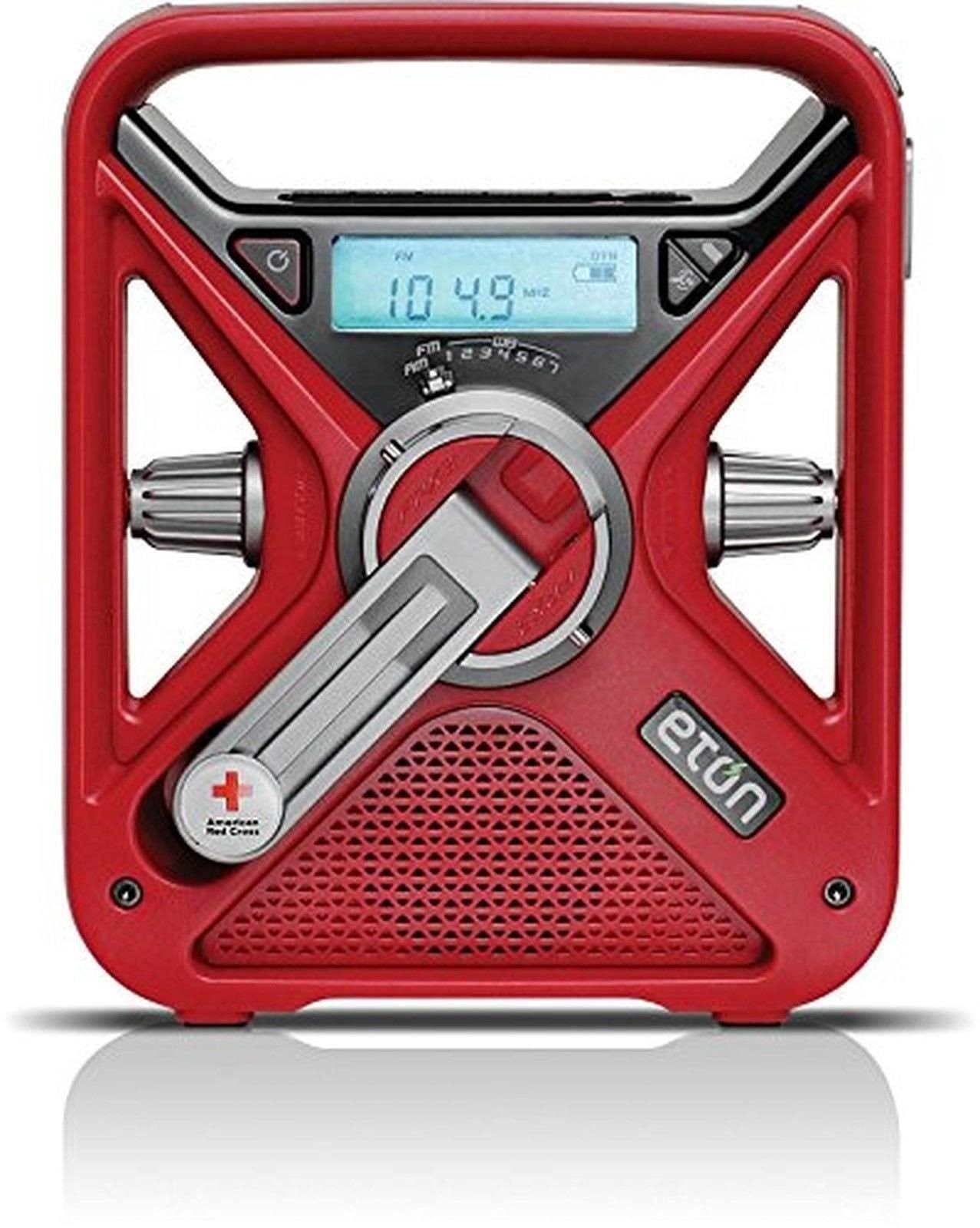 American Red Cross Frx3 Hand Crank NOAA AM/FM Weather Alert Radio with Smartphone Charger