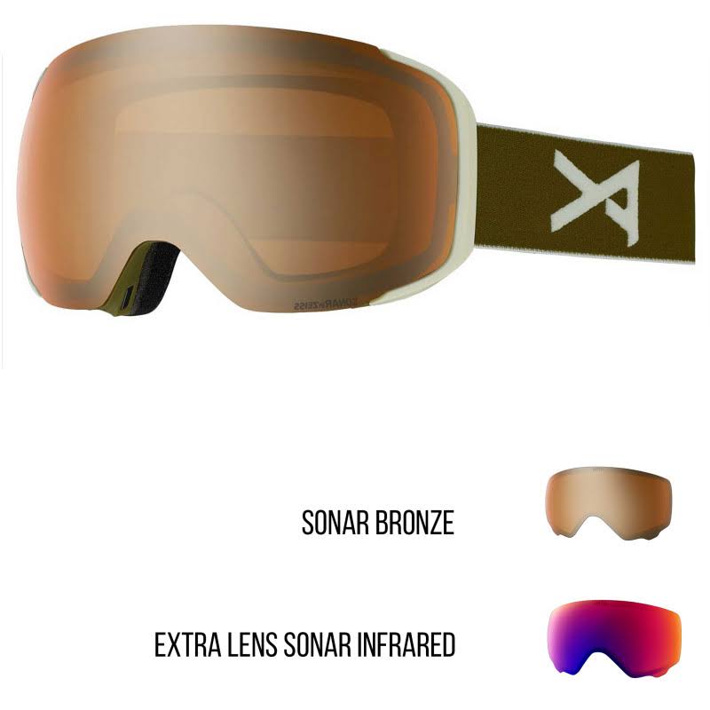 Anon M2+spare Lens Sonar Bronze