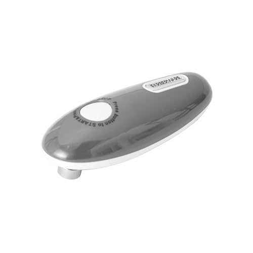 Farberware Compact Battery Operated Hands-Free Automatic Can Opener for any Size Can with Magnet to Safely Remove Lid, Seamless Opening Decreases Sharp Edges for Easily and Safely Opening Cans, Aqua