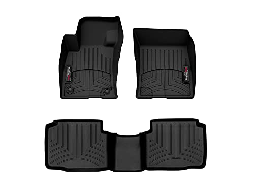 WeatherTech Custom Fit FloorLiners for Ford Escape - 1st & 2nd Row (4417171-4415872), Black