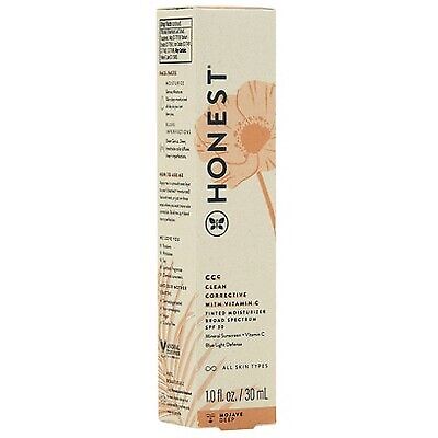 Honest Beauty CC Tinted Moisturizer with Vitamin C and Blue Light Defense -