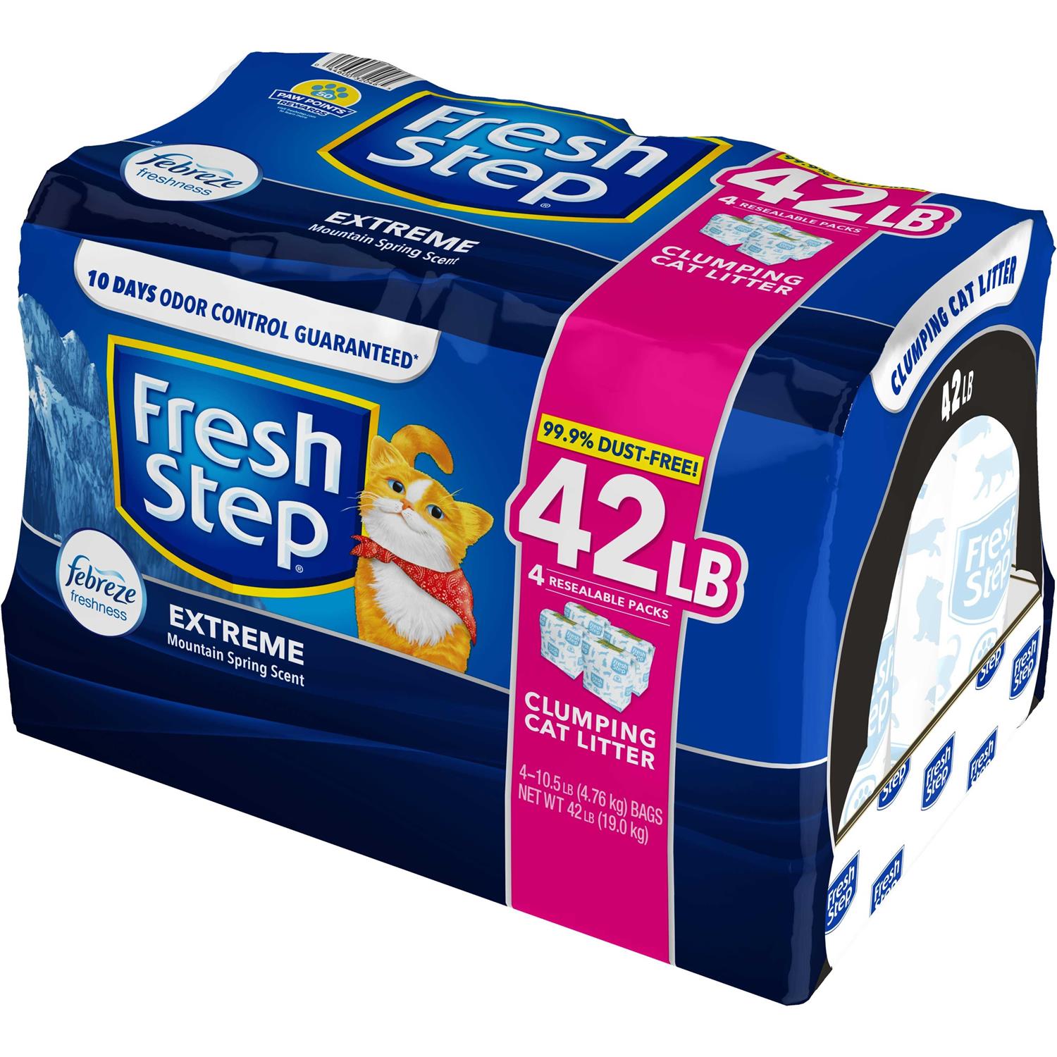 Fresh Step Extreme Clumping Cat Litter with Febreze - Pet Supplies online store