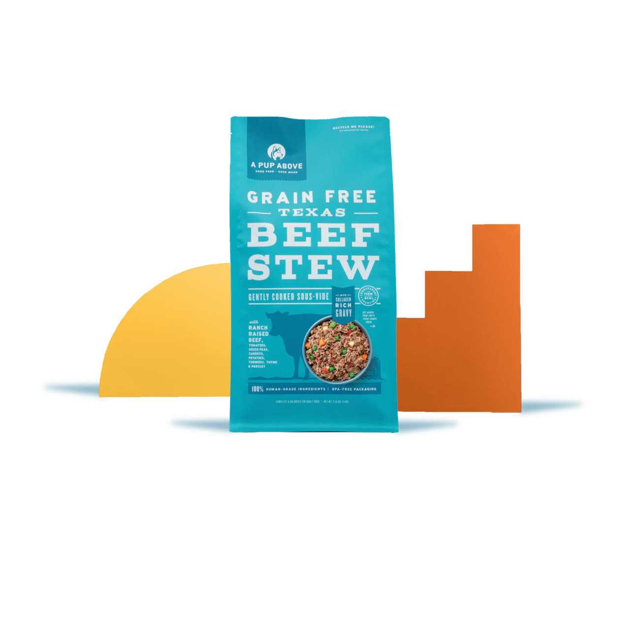 A Pup Above Texas Beef Stew Dog Food - Pet Supplies online store