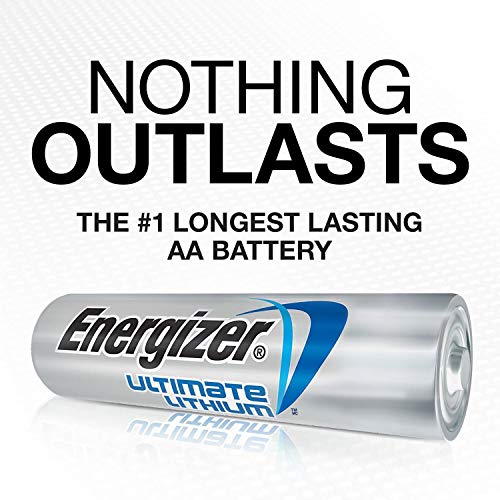 Energizer Ultimate Lithium AA Batteries, 18 Pack