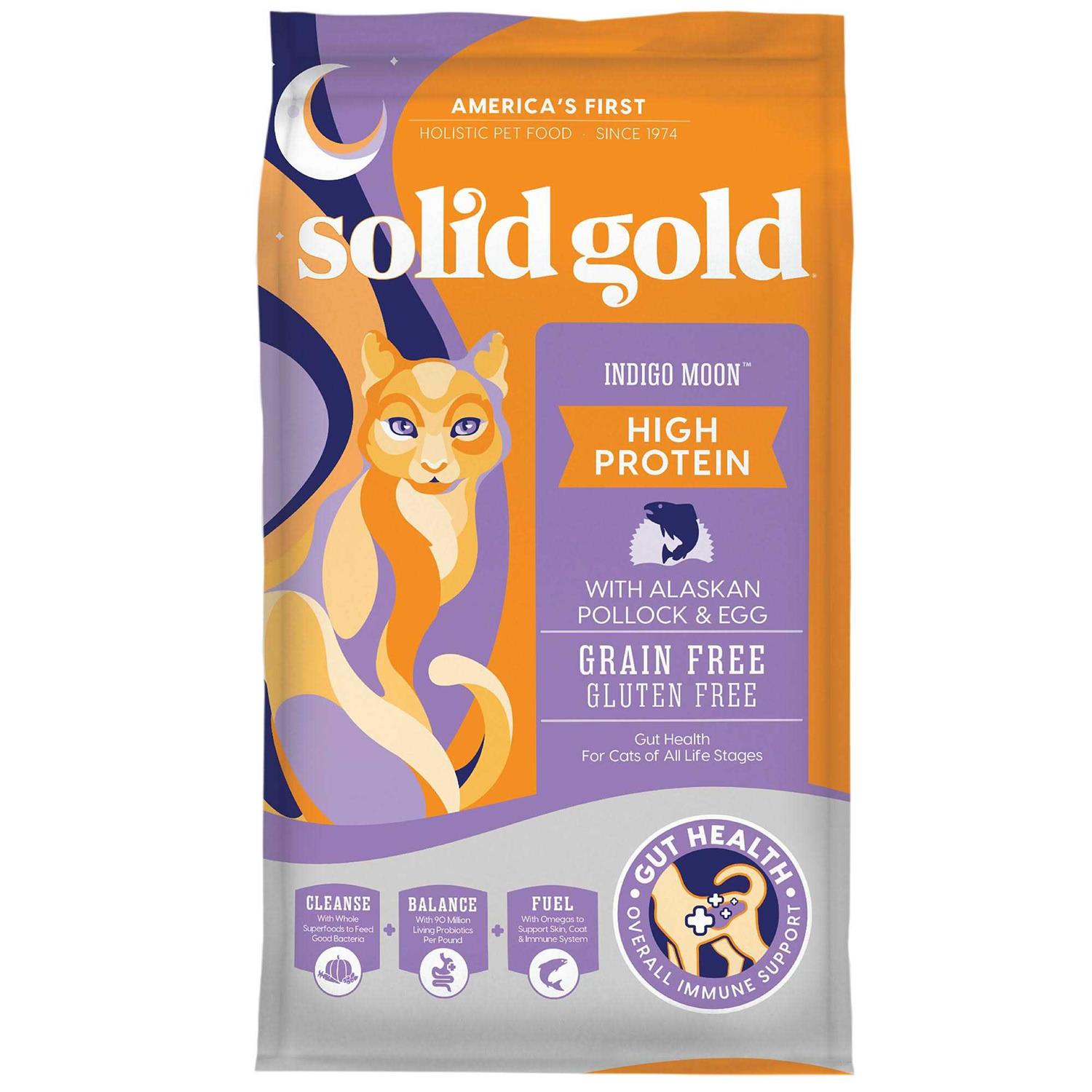 Solid Gold Indigo Moon Free Dry Cat Food - Pet Supplies online store